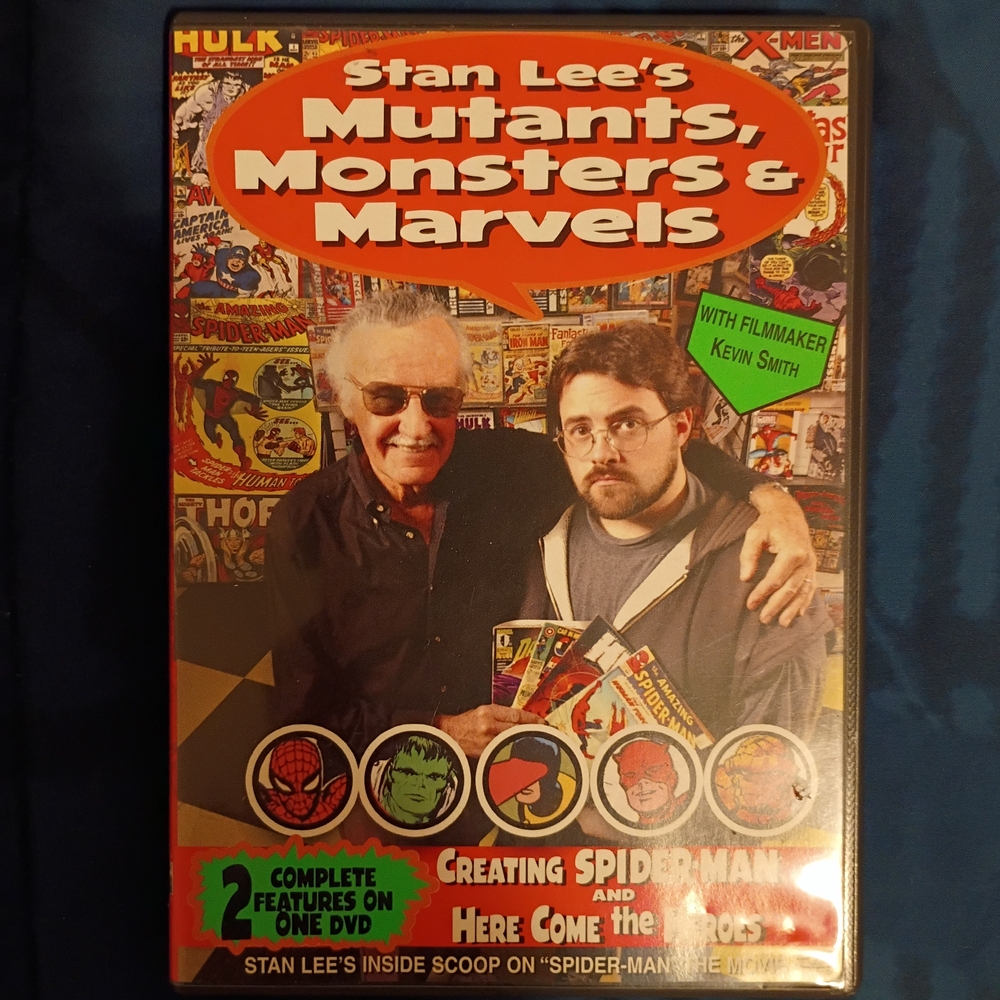 Marvel Mutants, Monsters & Marvels DVD - Red and Blue